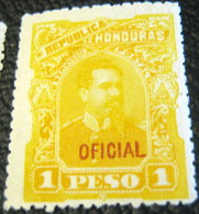 Honduras 1891 President Luis Bográn Official 1p - Mint - Honduras