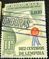 Honduras 1959 Airmail - The 2nd Anniversary Of New Constitution 10c - Used - Honduras