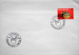 Iceland 1976   Minr. MiNr.514  Special Cancel Cover   ( Lot 2976 ) - Lettres & Documents