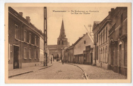 Waasmunster - De Kerkstraat En Kerkzicht La Rue De L'Eglise - Waasmunster