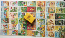 MINI JEU COMPLET DES SEPT 7 FAMILLES SCHWEPPES . 42 CARTES A JOUER - Other & Unclassified