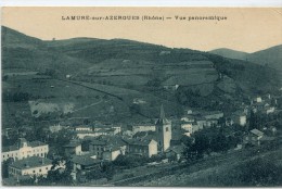 CPA 69 LAMURE SUR AZERGUES VUE PANORAMIQUE - Lamure Sur Azergues