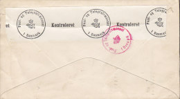 United States CHICAGI Ill. 1941 Cover Lettre STUBBEKØBING Denmark Danish Censor Zensur Label (2 Scans) - Cartas & Documentos