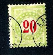 2196 Switzerland 1884-86  Michel #19 II AX BbK   Used   Scott #J25a  ~Offers Always Welcome!~ - Taxe