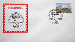 Iceland 1986  EUROPA  Special Cancel Letter  ( Lot 2973 ) - Cartas & Documentos