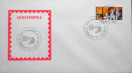 Iceland 1987  EUROPA Special Cancel Letter   ( Lot 2971 ) - Cartas & Documentos