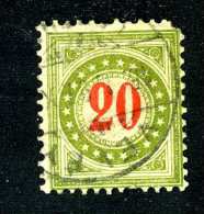 2205 Switzerland 1897  Michel #19 II BY F N  Used Short Perf   Scott #J25  ~Offers Always Welcome!~ - Postage Due
