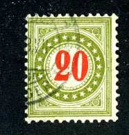 2206 Switzerland 1897  Michel #19 II BY F N  Used    Scott #J25  ~Offers Always Welcome!~ - Postage Due