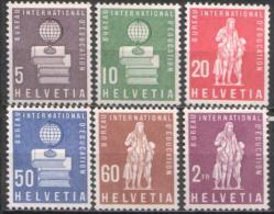 Schweiz / Switzerland # BIE - Mi-Nr 40, 41, 44, 45, 46, 48 Postfrisch / MNH ** (K419) - Oficial