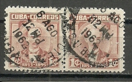 Cuba ; 1954 Portraits, Jose Marti (Pair) - Usati