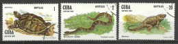 Cuba ; 1982 Reptiles - Oblitérés