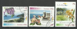 Cuba; 1996 Tourism And Flowers - Gebraucht