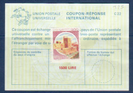 Coupon-réponse International, Type 25 (UPU Verticall , 1 Cercle) ,Italie  (  Cr16) - Cupón-respuesta