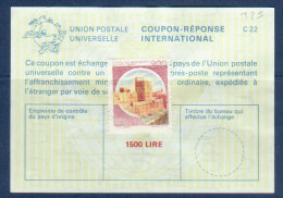 Coupon-réponse International, Type 25 (UPU Verticall , 1 Cercle) ,Italie  (  Cr16) - Reply Coupons