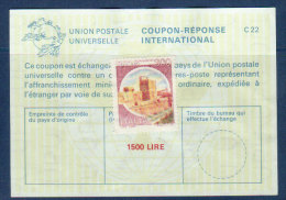 Coupon-réponse International, Type 25 (UPU Verticall , 1 Cercle) ,Italie  (  Cr17) - Antwoordbons