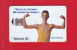 400 - Telecarte Publique Telephone Le 11 Biceps (F660) - 1996