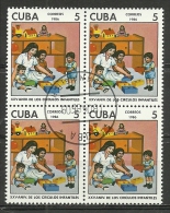 Cuba; 1986 25th Anniv. Of Children's Day Care Centres - Oblitérés