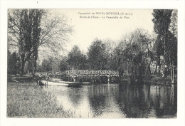 Cp, 28, Papeteries De Sorel-Moussel, Bords De L'Eure, La Passerelle Du Parc - Sorel-Moussel