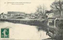 Loire Atlantique -ref B109- Saint Julien De Vouvantes -st Julien De Vouvantes -l Etang Traversé Par Le Don  - - Saint Julien De Vouvantes