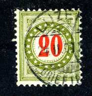 2209 Switzerland 1897  Michel #19 II BY Gc K  Used    Scott #J25  ~Offers Always Welcome!~ - Postage Due