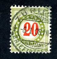 2216 Switzerland 1904  Michel #19 II BY Gc N  Used    Scott #J25  ~Offers Always Welcome!~ - Strafportzegels