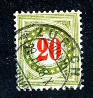 2217 Switzerland 1904  Michel #19 II BY Gc N  Used    Scott #J25  ~Offers Always Welcome!~ - Postage Due