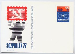 DDR Sonder-Postkarte P 82 SOZPHILEX 1977 ** Kat. 8,00 € - Postales - Nuevos