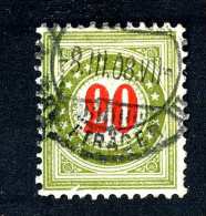 2222 Switzerland 1906  Michel #19 II BY Gc N  Used    Scott #25  ~Offers Always Welcome!~ - Strafportzegels