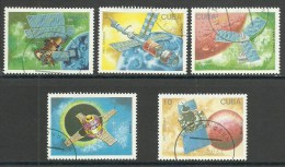 Cuba; 1988 Cosmonautics Day - Oblitérés