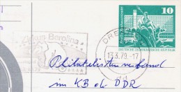 ELEFANT ZIRKUS BEROLINA Dresden 1979 Auf DDR P83 Postkarte Sozphilex - Cirque