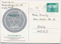 Sost. SOWJETISCHER STAATSZIRKUS Leipzig 1987  DDR P83 Postkarte Sozphilex - Circo