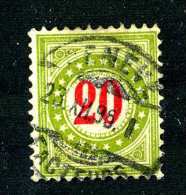 2229 Switzerland 1895  Michel #19 II AY E N  Used   Scott #25  ~Offers Always Welcome!~ - Impuesto