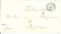 E.o. FRANCO BRIEFOMSLAG Uit 1843 Van PURMEREND Aan De BURGEMEESTER Te ILPENDAM  (8454) - ...-1852 Prephilately