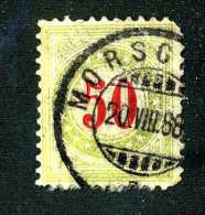 2244 Switzerland 1888  Michel #20 IIAX C K  Used Faults   Scott #J26a  ~Offers Always Welcome!~ - Postage Due