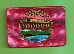 TOKEN JETON SLOVENIA  ( Casino BLED 100000 ) - Casino