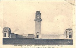 PICARDIE - 80 - SOMME - VILLERS BRETONNEAUX - Mémorial Australien  Inauguré Le 22 Juillet 1938 - Villers Bretonneux