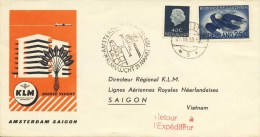 Eerste KLM Vlucht Amsterdam - Saigon (31 Maart 1959) - Briefe U. Dokumente