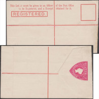 État De Victoria 1891. Enveloppe Recommandée, Timbre à 1½ D. Victoria - Cartas & Documentos