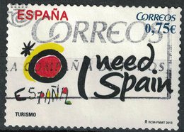 Espagne 2013 Oblitéré Postmarked Promotion Touristique I NEED SPAIN - Used Stamps