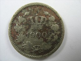 ROMANIA 10 BANI   1900 DIRTY COIN LOT 14 NUM 10 - Rumänien