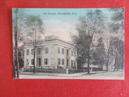 City Hospital Delaware Ohio   Hand Colored 1912 Cancel   Ref 1301 - Other & Unclassified