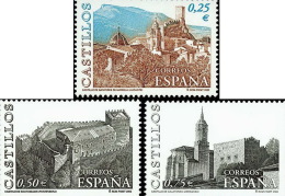 España 3889/3891 ** Castillos. 2002 - 2001-10 Ongebruikt
