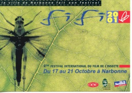 Narbonne Festival Du Film De L'insecte 2001 (entre Art Et Sciences) Nature - Insects