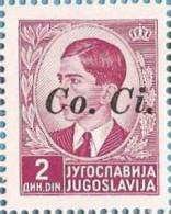 1941 X  5  SLOVENIJA Co. Ci. ITALIA OCCUPAZIONE   OVERPRINT INTERESSANTE  NEVER HINGED - Lubiana