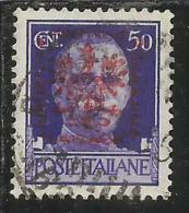 LUBIANA OCCUPAZIONE TEDESCA 1943 CENT.. 50 USED USATO - Ocu. Alemana: Lubiana