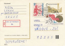 I2878 - Czechoslovakia (1982) 086 05 Lukov Pri Bardejove - Lettres & Documents