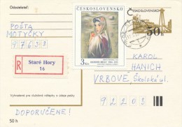 I2887 - Czechoslovakia (1983) 976 38 Stare Hory - Lettres & Documents