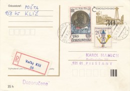 I2891 - Czechoslovakia (1979) 958 45 Velky Kliz - Briefe U. Dokumente