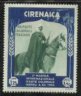 COLONIE ITALIANE CIRENAICA 1934 MOSTRA COLONIALE DI NAPOLI LIRE 1,25 MNH - Cirenaica