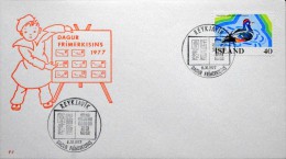 Iceland 1977   Minr.524        Special Cancel Cover    ( Lot 2917 ) - Storia Postale